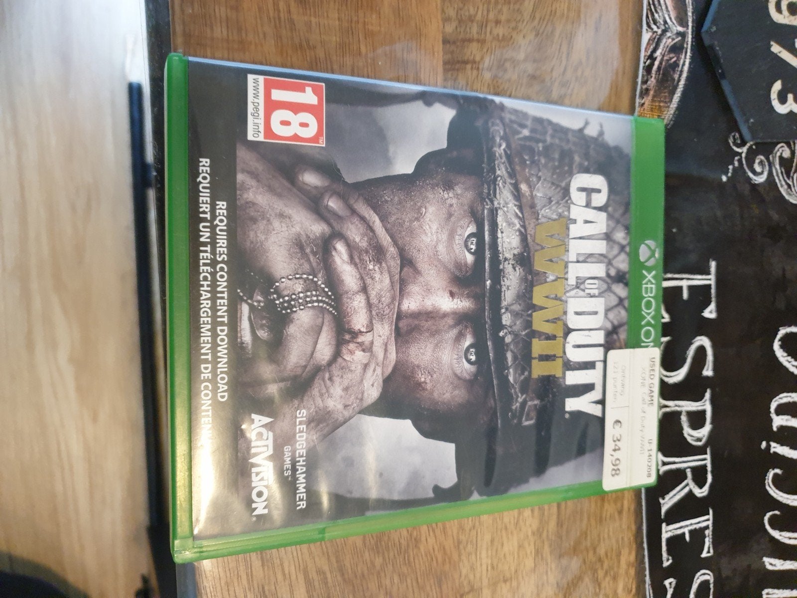 Call of Duty WWII Xbox One - Moet snel weg!, Spelcomputers en Games, Games | Xbox Original, Ophalen, Vanaf 18 jaar, Shooter, Zo goed als nieuw
