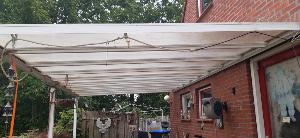 Terrasoverkapping of carport, Tuin en Terras, Overkappingen, Ophalen, Gebruikt, Carport
