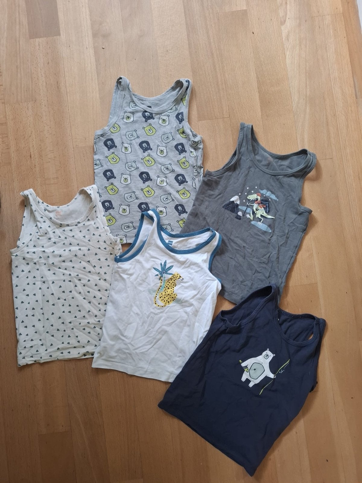 5 HEMA hempjes maat 98/104, Kinderen en Baby's, Kinderkleding | Maat 104, Ophalen, Gebruikt, Jongen of Meisje, Nacht- of Onderkleding