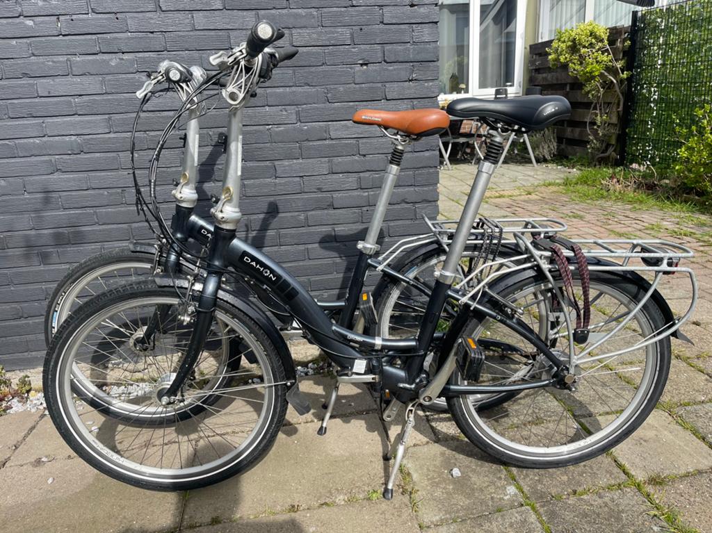 Dahon glide vouwfietsen aangeboden!, Fietsen en Brommers, Fietsen | Vouwfietsen, Ophalen, 20 inch of meer, Gebruikt, Versnellingen