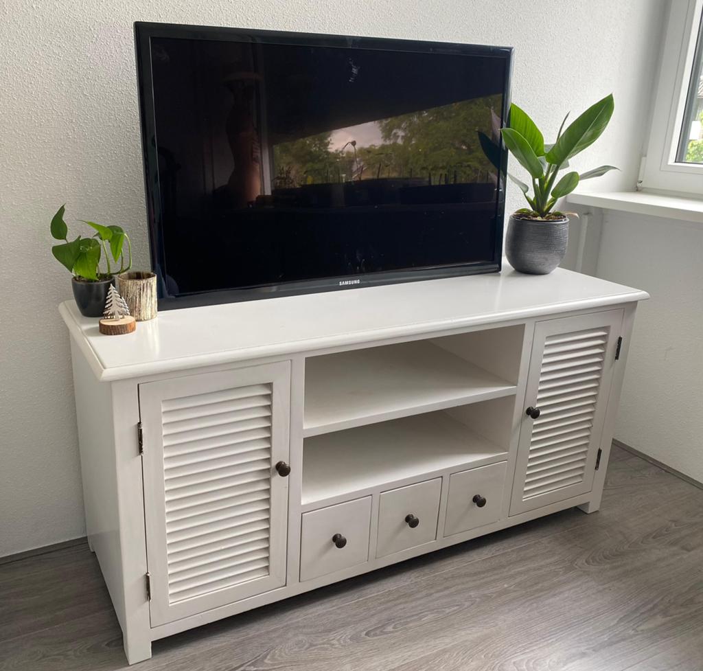 TV meubel van Rustic Charm coastal Style, Ophalen, Zo goed als nieuw, 25 tot 50 cm, Minder dan 100 cm