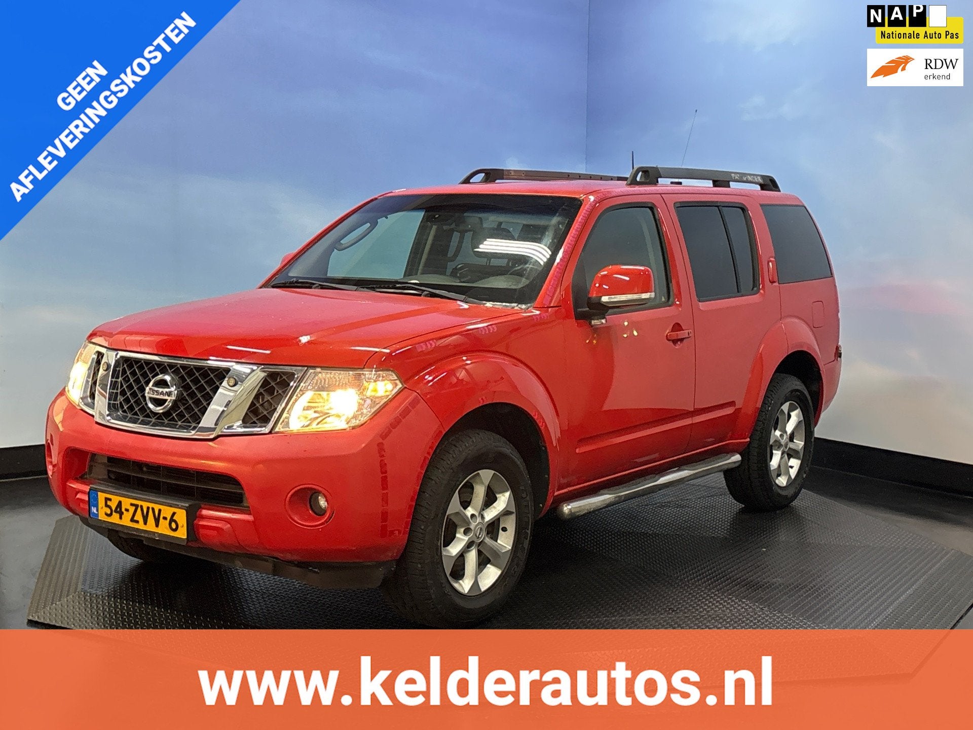 Nissan Pathfinder 2.5 dCi SE Automaat, Camera, Trekhaak, 7 p, Automaat, Euro 5, Stof, Gebruikt