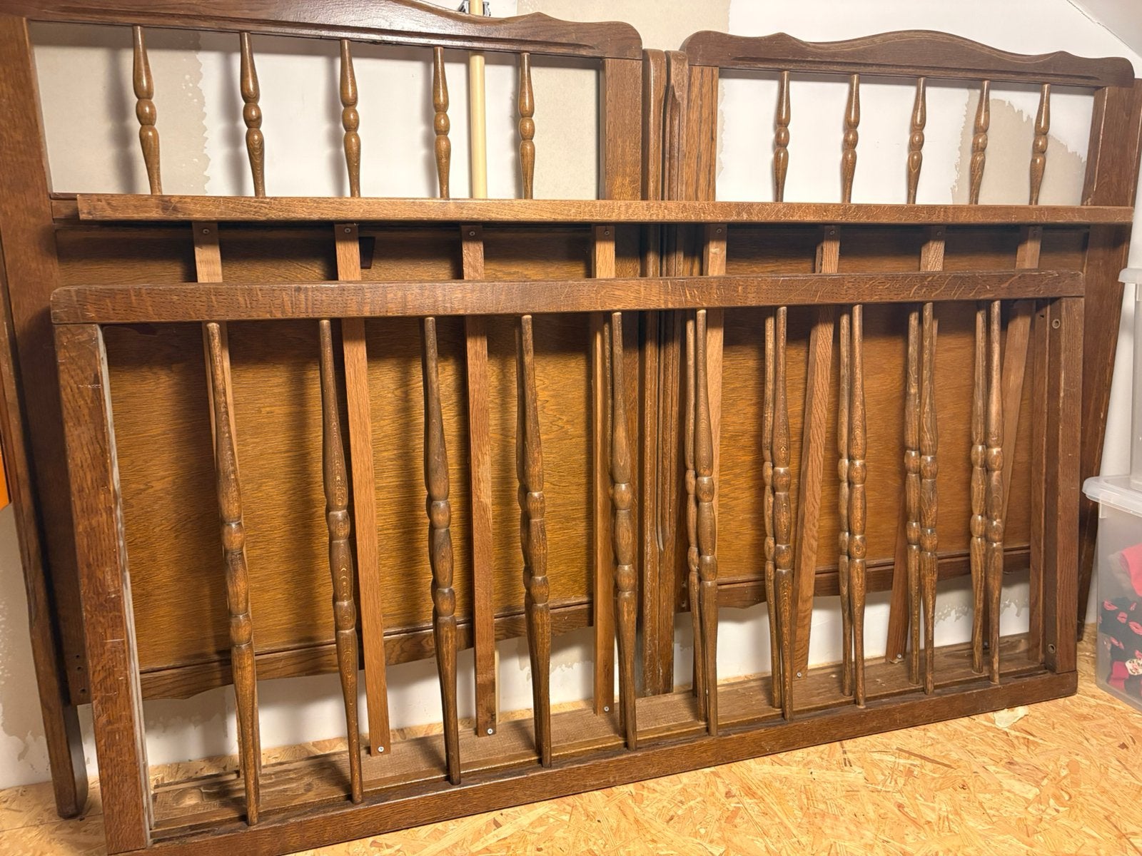 Brocante ledikantje, Ophalen, Gebruikt, Minder dan 2 meter