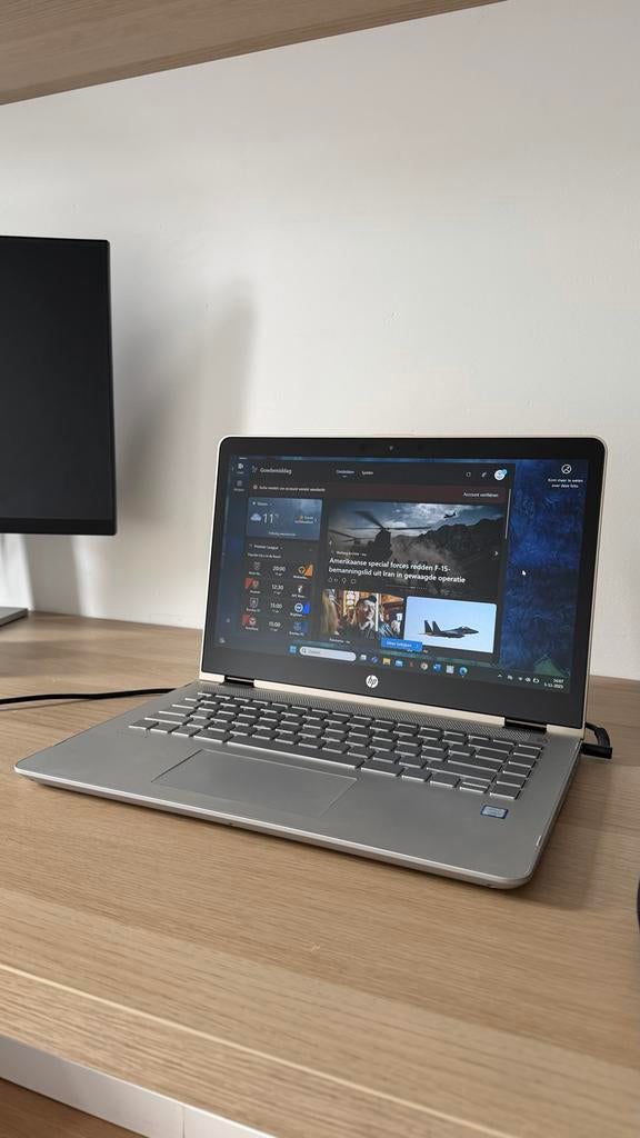 HP Pavilion x360 Convertible, Ophalen, Gebruikt, 14 inch, 2 tot 3 Ghz