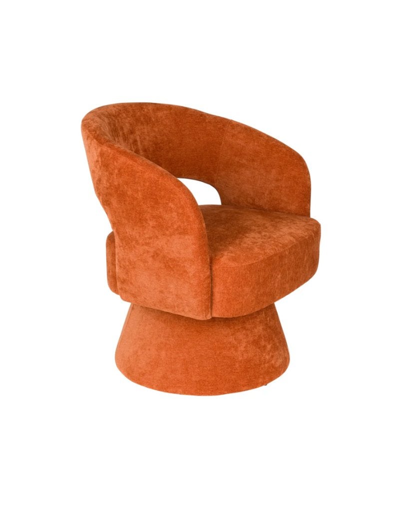 Housecraft Living Charina fauteuil Oranje | Van €269, nu, Nieuw, 75 tot 100 cm, Ophalen of Verzenden, 50 tot 75 cm