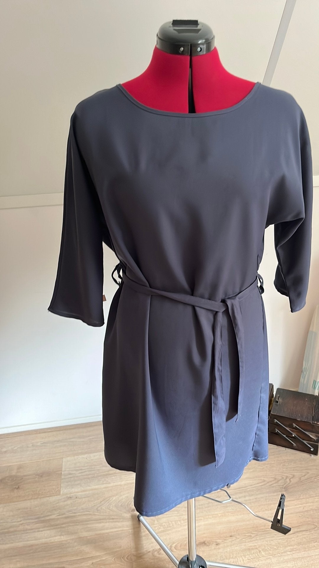 Jurkje Zuss donkerblauw, 3/4 mouw, Kleding | Dames, Maat 38/40 (M), Blauw, Ophalen of Verzenden, Zo goed als nieuw