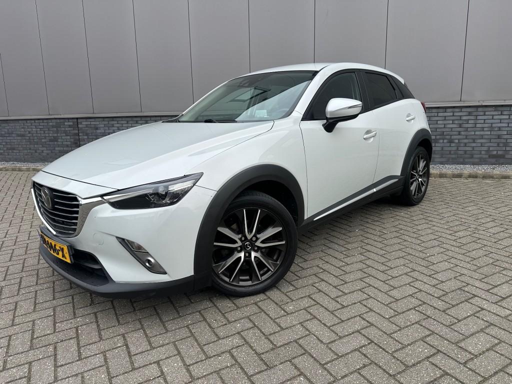 Mazda CX-3 2.0 SkyActive-120GT-M Automaat Alle opties, 1998 cc, 4 cilinders, Wit, Origineel Nederlands