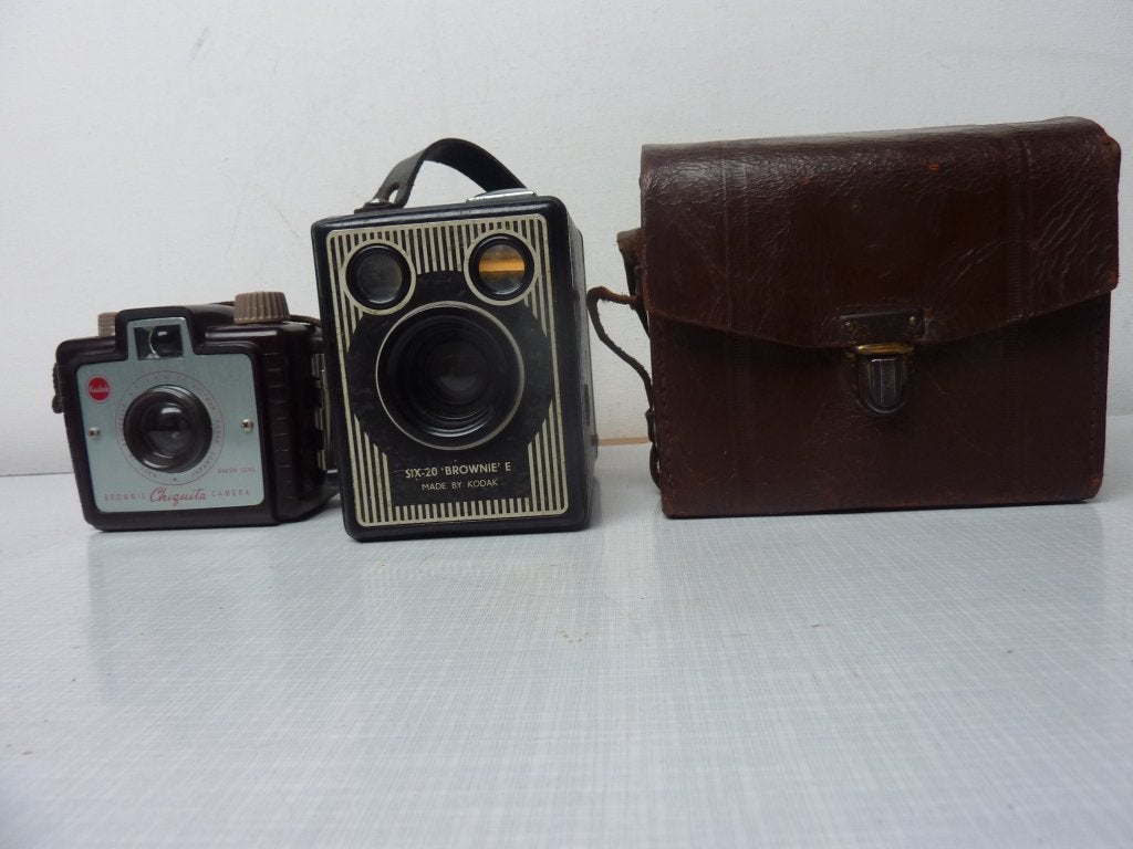 Twee Analoge kodak camera's, Ophalen of Verzenden, Gebruikt, Compact, Kodak