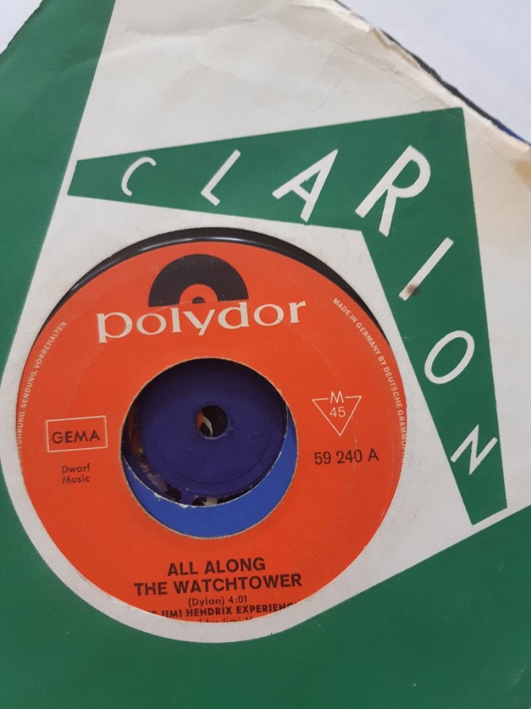Jimi Hendrix experience  , All along the watchtower ,single, Boeken, Ophalen of Verzenden, Zo goed als nieuw