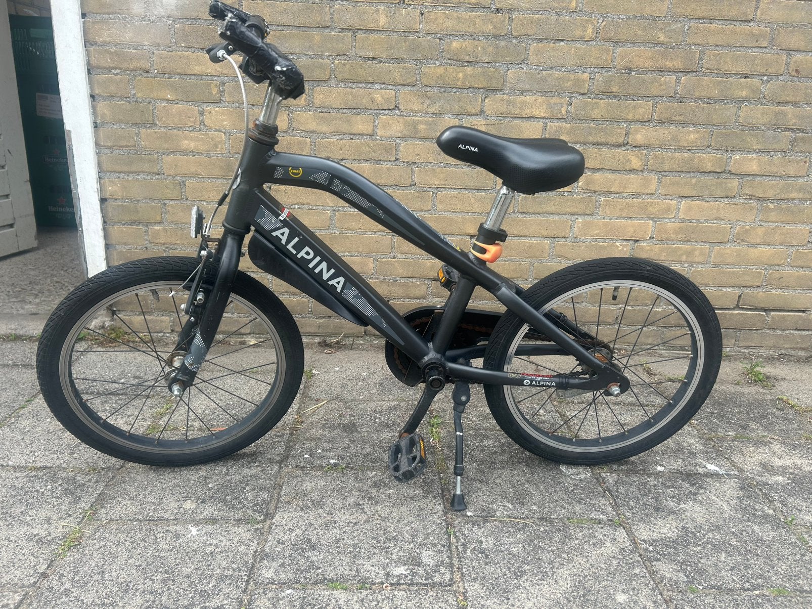 Alpmia 18 inch jongensfiets, Terugtraprem, Staal, Ophalen of Verzenden, 16 tot 20 inch