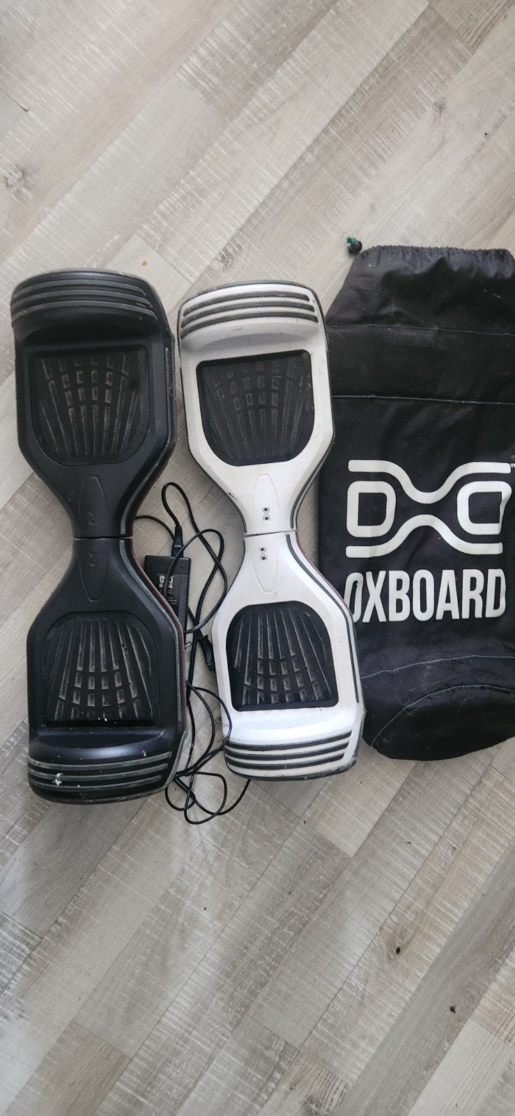 Twee Oxboard hoverboards OPKNAPPERS  met 2 oplader en tas, Ophalen of Verzenden, Gebruikt, Overige typen, Oxboard