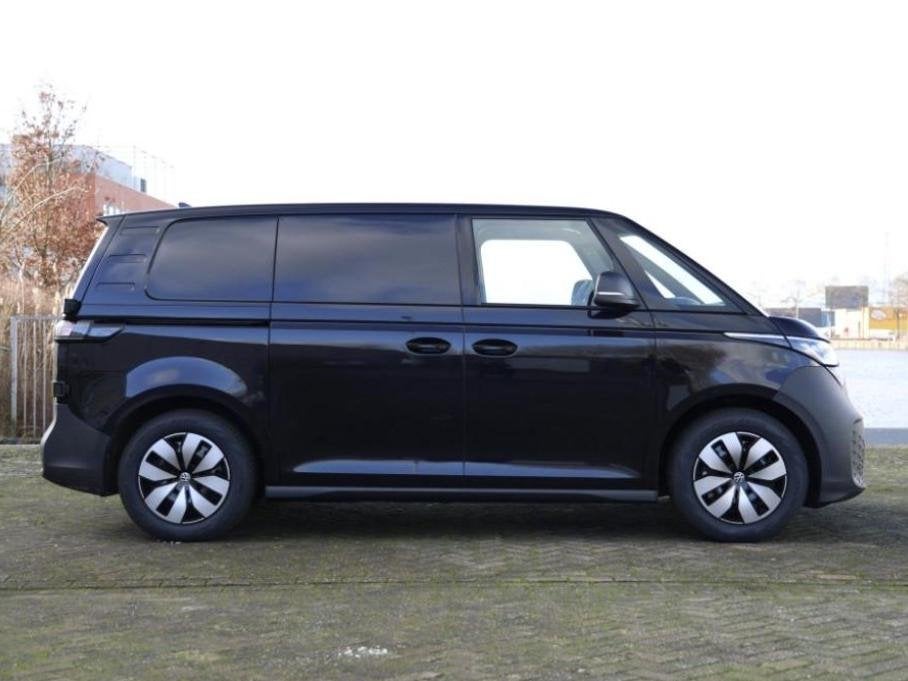 Volkswagen ID. Buzz Cargo Economy Business Elektromotor 210, Auto's, Automaat, Zwart, Volkswagen, Zwart