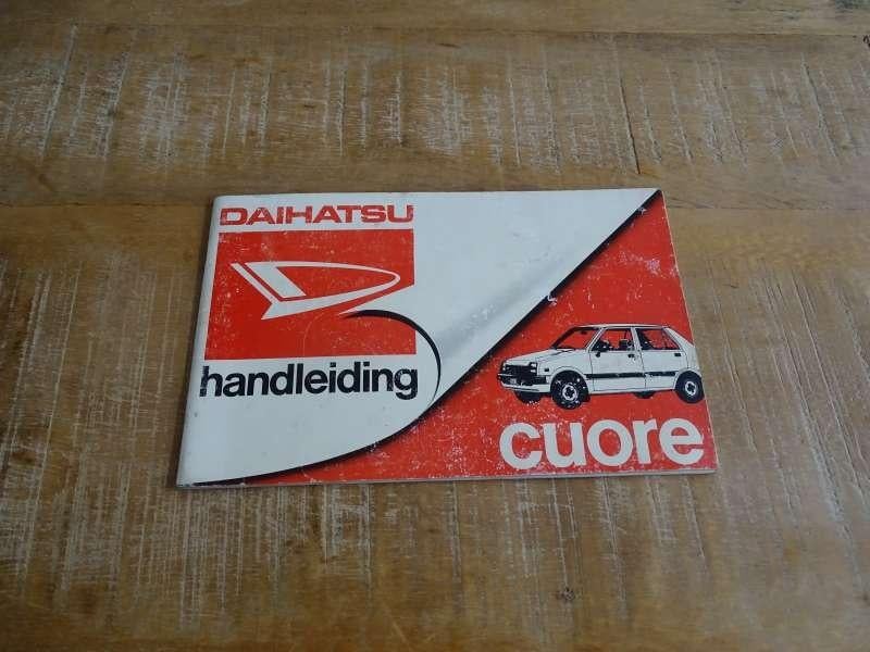 Daihatsu Cuore - Instructieboekje - Handleiding NL Druk 1982, Auto diversen, Handleidingen en Instructieboekjes, Verzenden