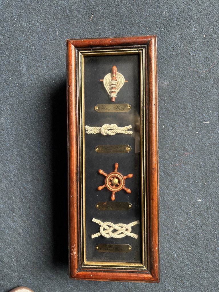 nautische knopenkistje voor borrelset, Ophalen of Verzenden, Gebruikt, Motorboot of Zeilboot, Gebruiksvoorwerp