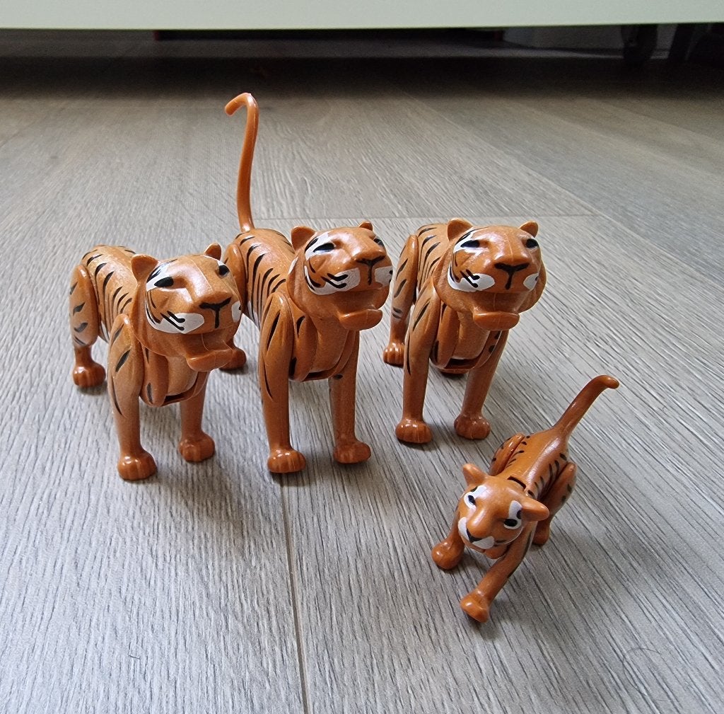 Playmobil 6645 Tijgers met jong, Wild life, Complete set, Ophalen of Verzenden, Zo goed als nieuw