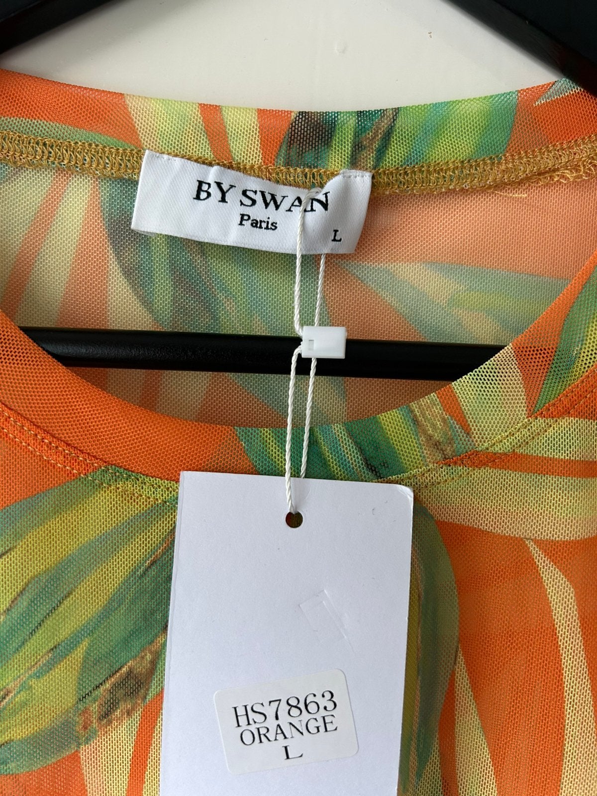 By swan body oranje/groen, maat L, Kleding | Dames, Ophalen of Verzenden, Body of Korset