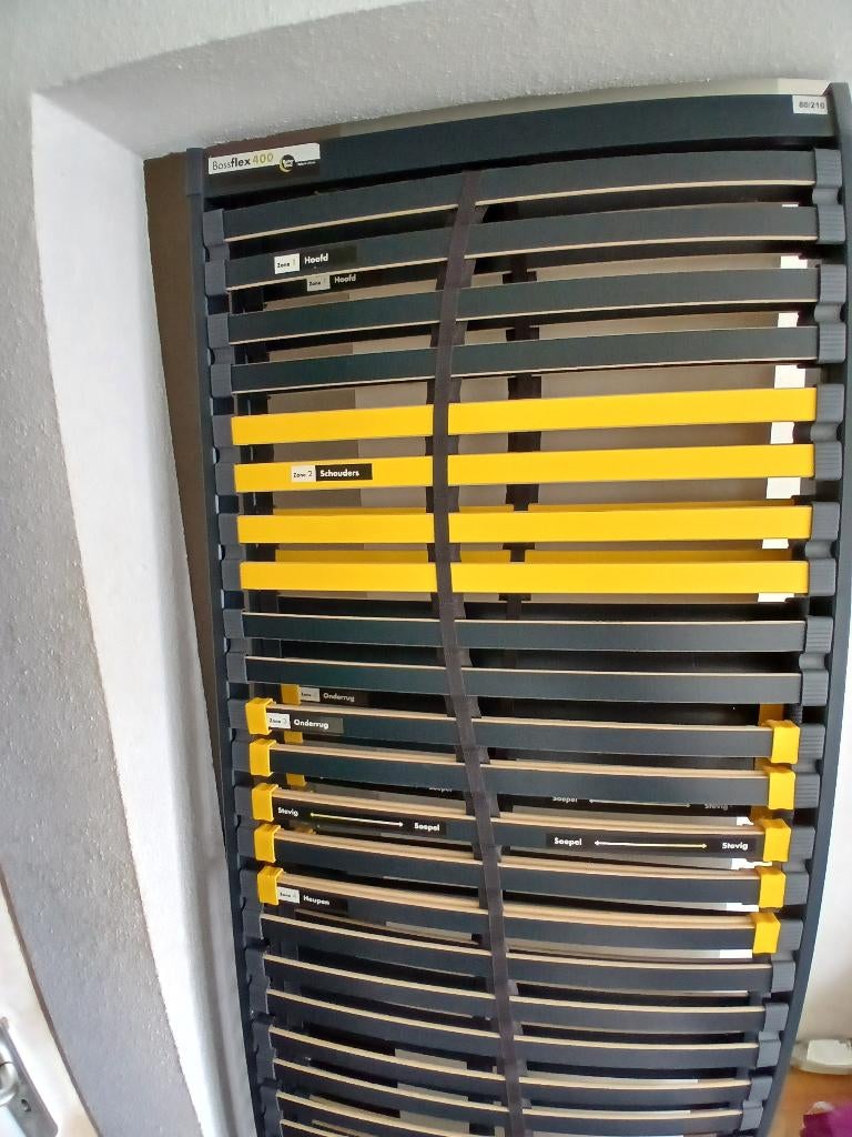 Lattenbodem 80/210 cm 2x, Ophalen, Gebruikt, 210 cm, Tweepersoons