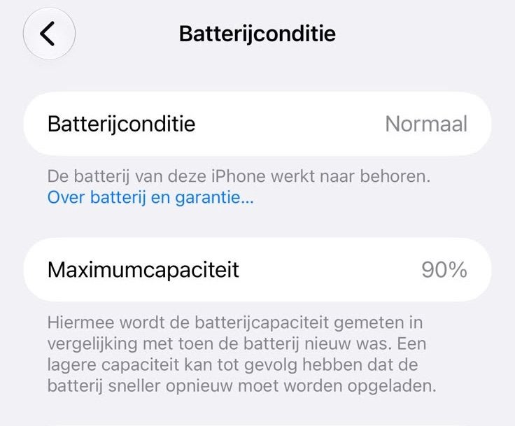 Foto 10 van Iphone 16 pro max 256gb zwart 90% batterijconditie