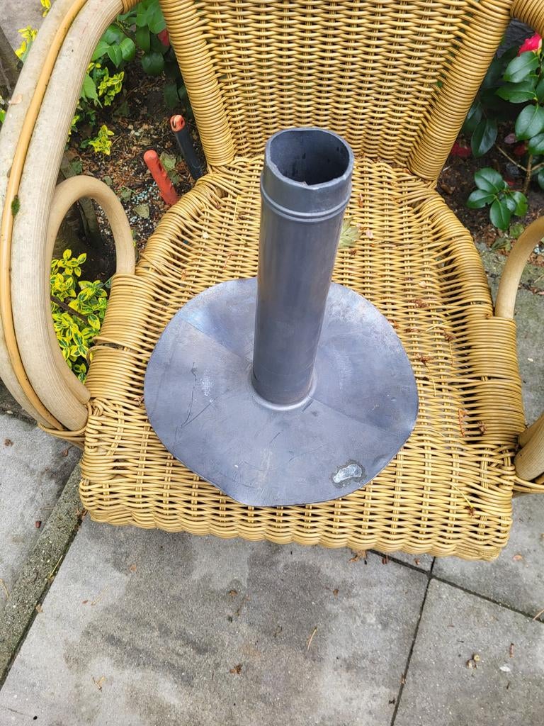 Loden dakafvoer plakplaat, Doe-het-zelf en Verbouw, Buizen en Afvoer, Ophalen of Verzenden