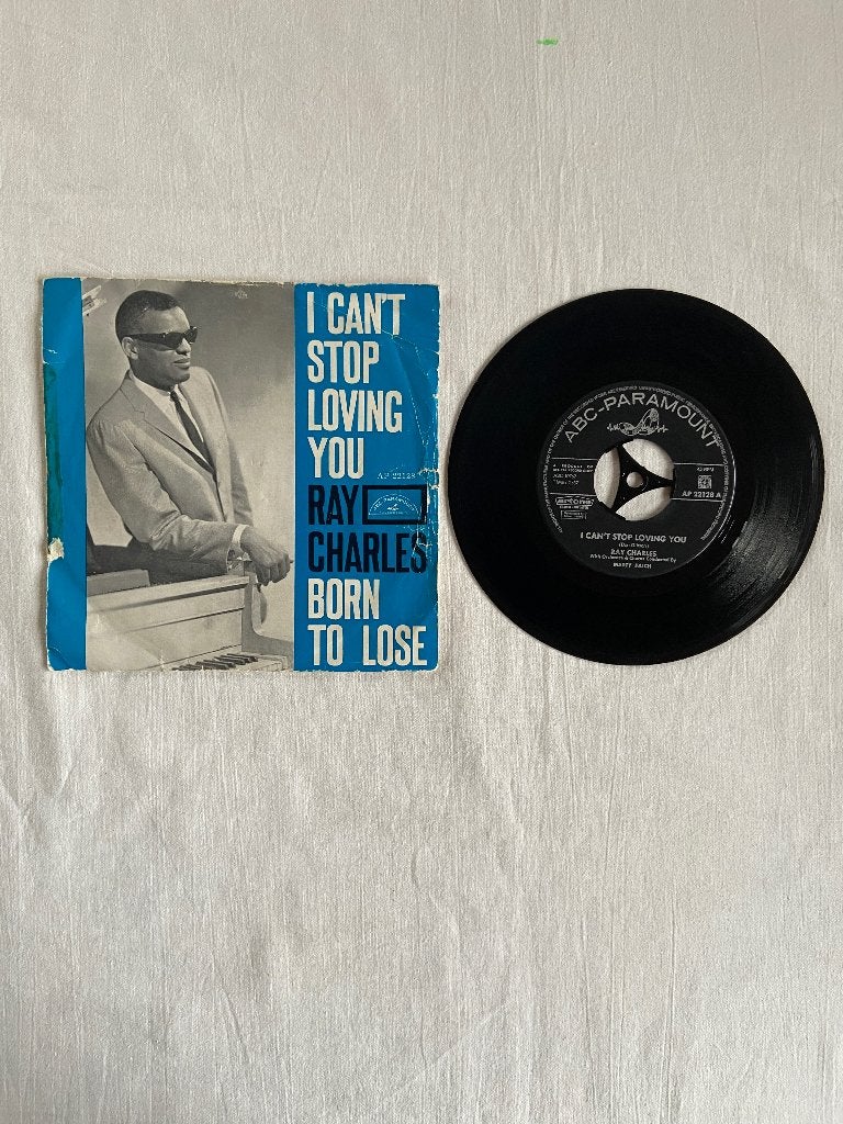 ray charles - I can't stop loving you, Ophalen of Verzenden, Zo goed als nieuw, 7 inch, Pop