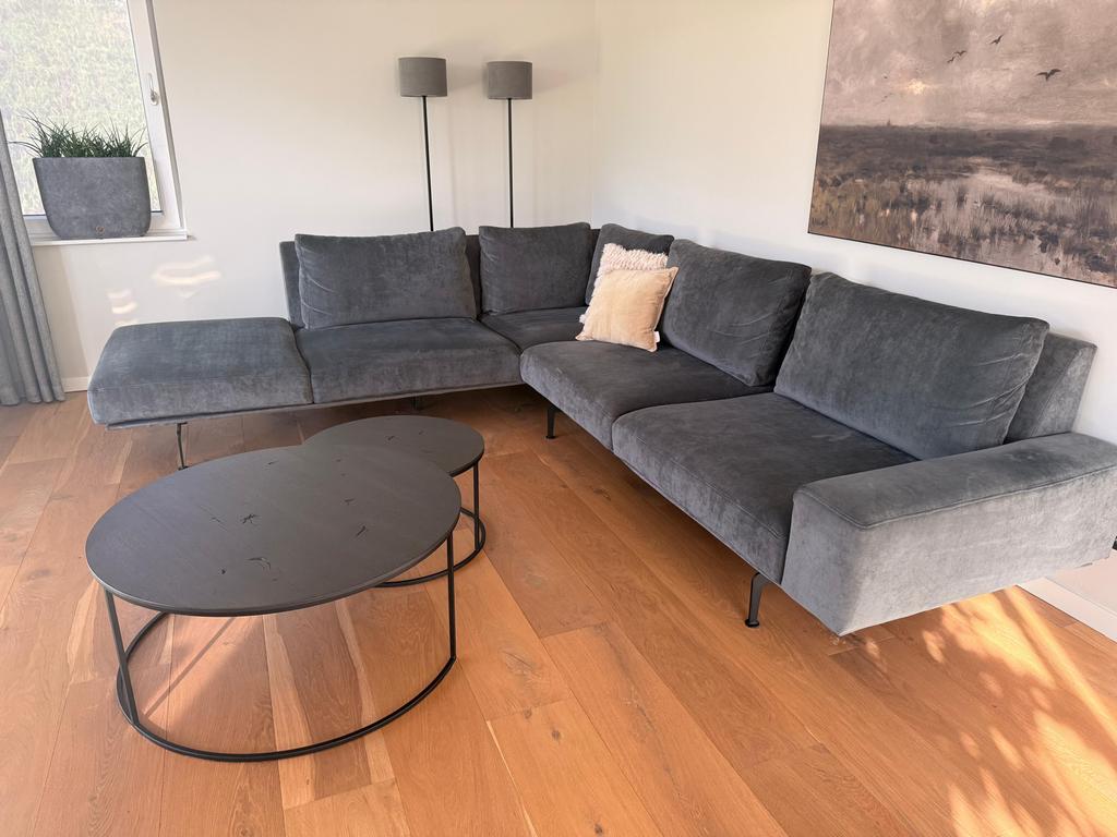 Passe Partout hoekbank met salontafels, Huis en Inrichting, Banken | Bankstellen, Hoekbank, 300 cm of meer, 75 tot 100 cm, Ophalen of Verzenden