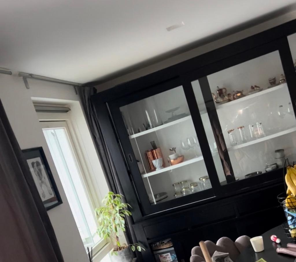 Buffetkast, Ophalen, Gebruikt, 200 cm of meer, Glas