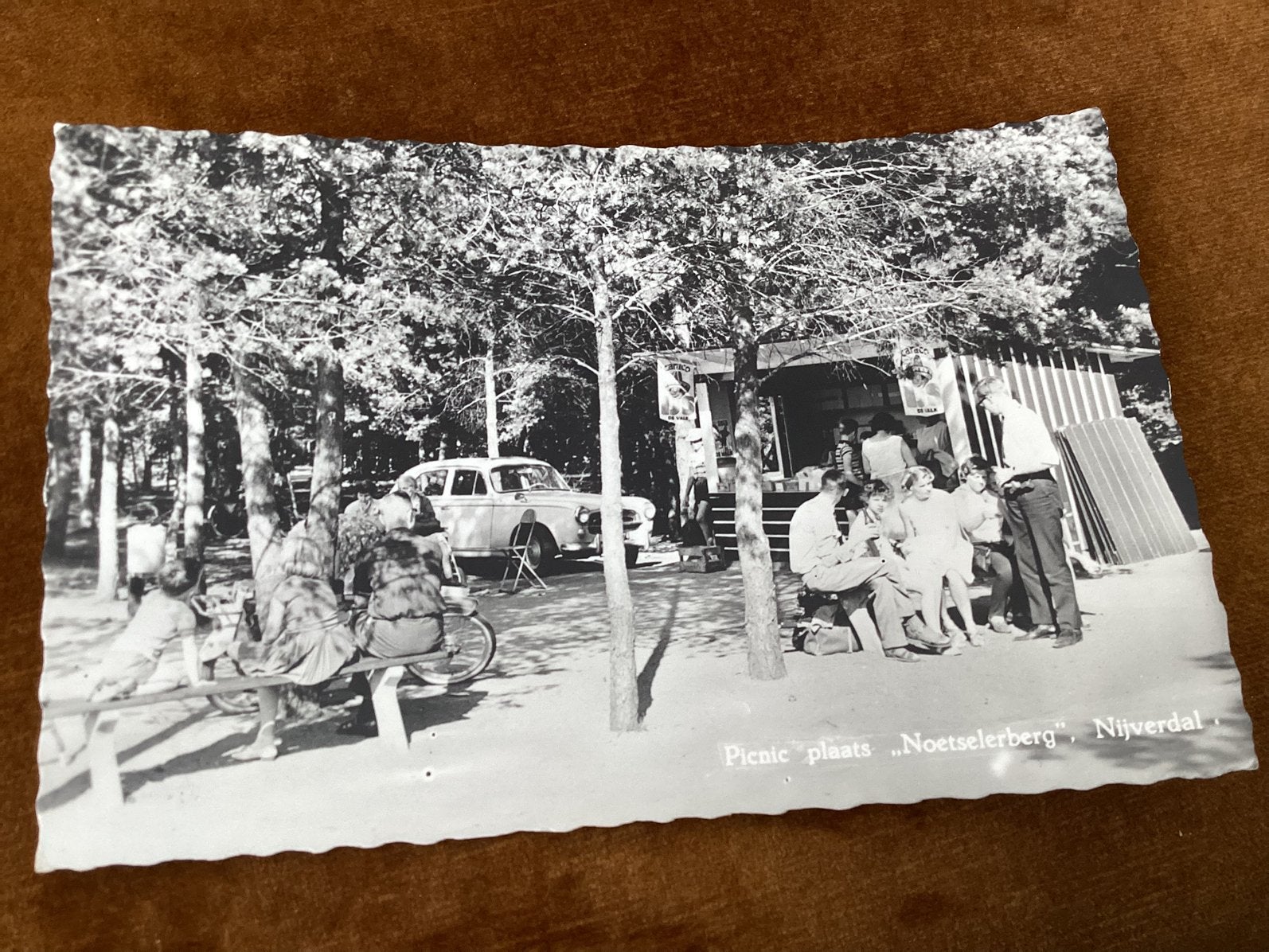 Nijverdal. Picknick plaats.”Noetselerberg. 1958, Ophalen of Verzenden, 1940 tot 1960, Overijssel
