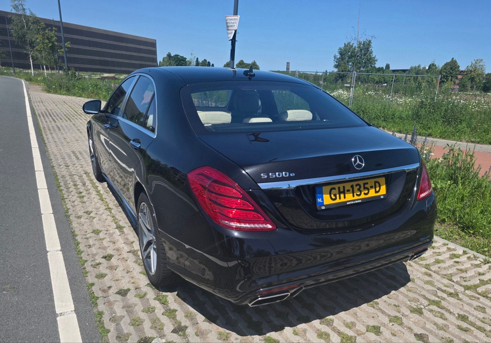 Mercedes-Benz S-Klasse 500e Plug-in Hybrid 449pk Lang 7-G, Auto's, Mercedes-Benz, Automaat, Achterwielaandrijving, Dealer onderhouden