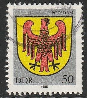 DDR 1985 2935 Wapen Potsdam, Gest, Ophalen of Verzenden, DDR, Gestempeld
