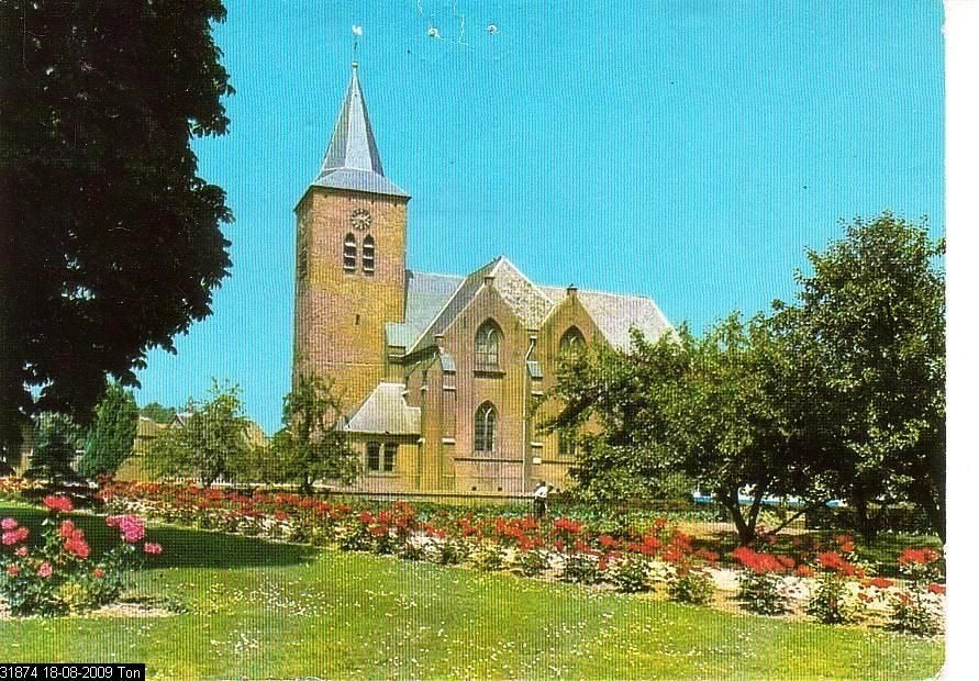 Ansichtkaart  	Zetten	NH kerk, Verzenden, 1960 tot 1980, Gelopen, Gelderland