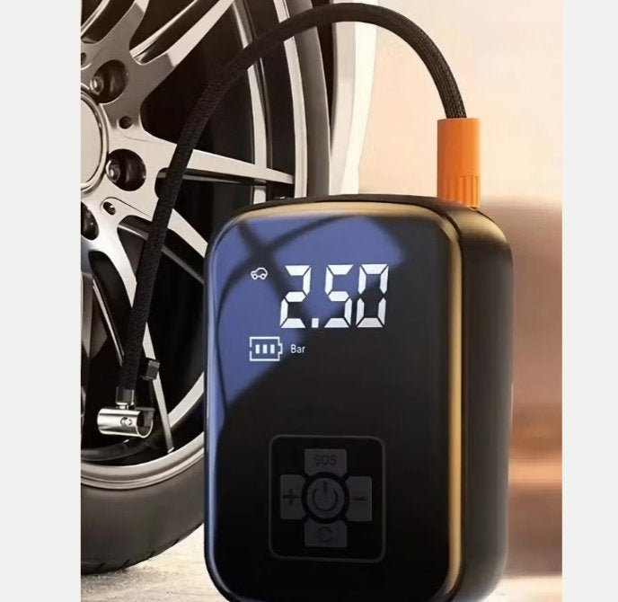 Draagbare elektrische bandenpomp 100W USB oplaadbaar, Ophalen of Verzenden, Nieuw