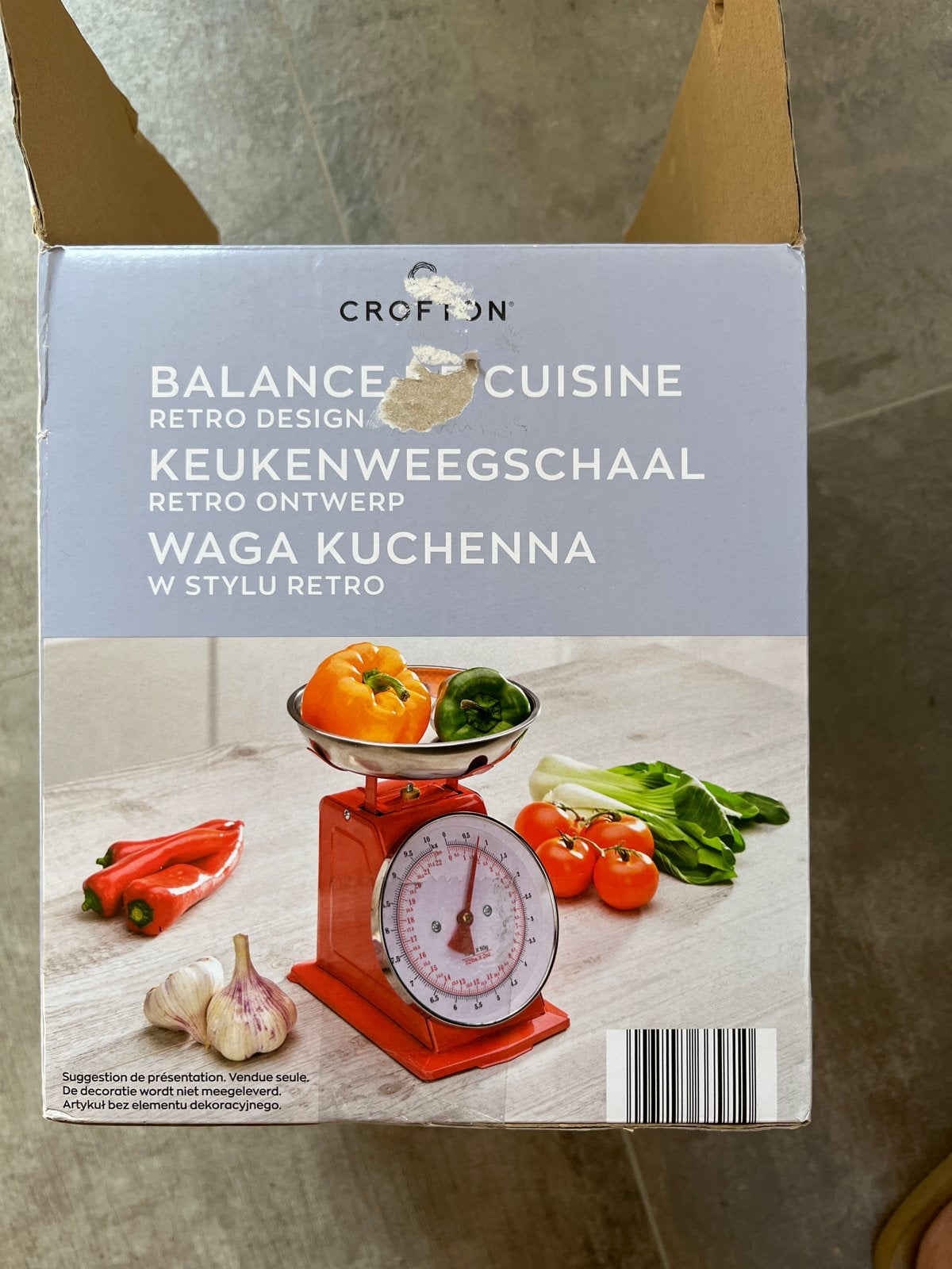 Crofton Retro Keukenweegschaal - Nieuw in doos, Witgoed en Apparatuur, Weegschalen, Minder dan 10 kg, Keukenweegschaal, Nieuw