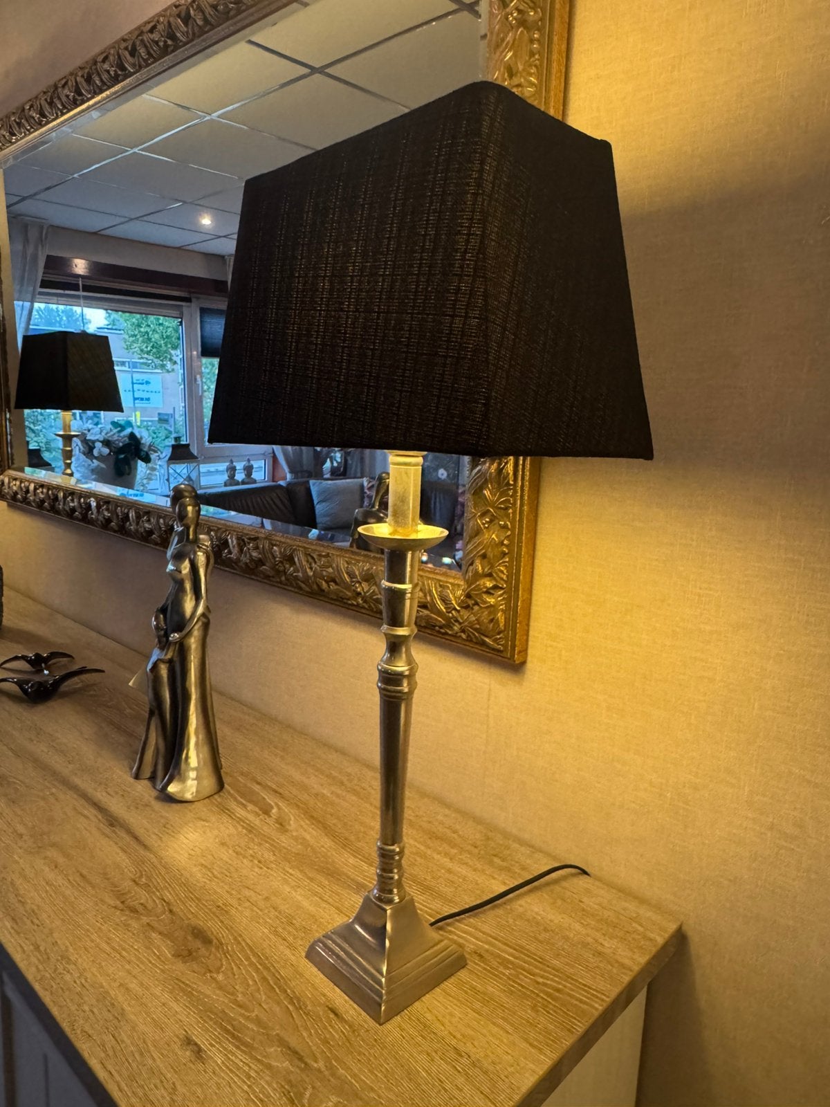 5 x zwarte tafellamp dressoir lamp 💡, Ophalen of Verzenden, Zwart, Sfeerlamp, Zo goed als nieuw