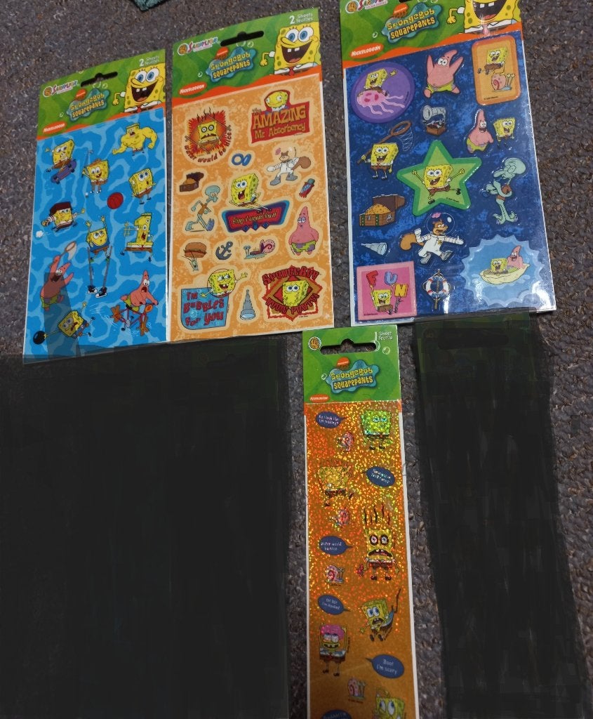 Spongebob squarepants 4 stickerboekjes nog nieuw ongebruikt, Ophalen of Verzenden, Nieuw, Meerdere stickers
