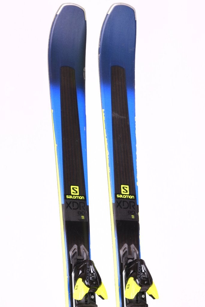 183 cm ski's SALOMON XDR 80 TI, woodcore, titanium, Sport en Fitness, 160 tot 180 cm, Gebruikt, Verzenden, Salomon