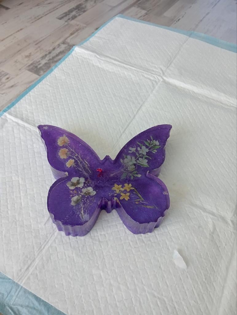 Vlinder van epoxy, Ophalen of Verzenden, Nieuw, Knutselwerk