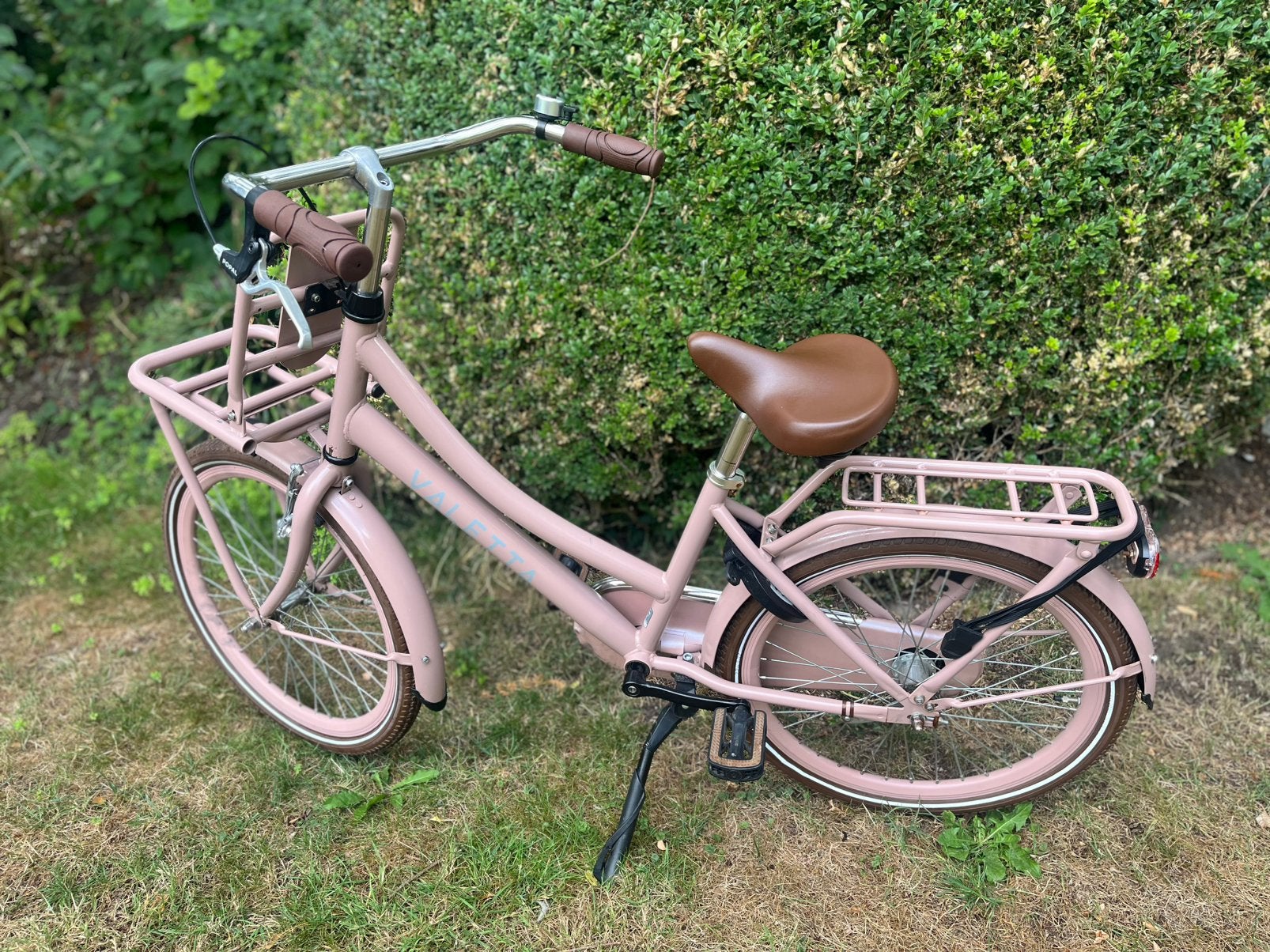 Popal Valetta Daily Dutch Basic Transportfiets Roze 22 inch, Ophalen, Terugtraprem, 22 inch, Handrem