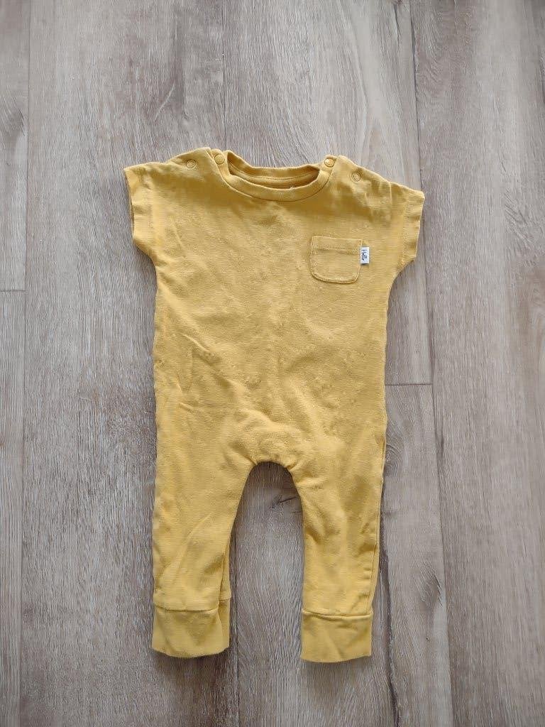 Prachtig okergeel pakje van Prénatal, maat 62. Geel boxpakje, Nacht- of Onderkleding, Meisje, Onb, Ophalen of Verzenden