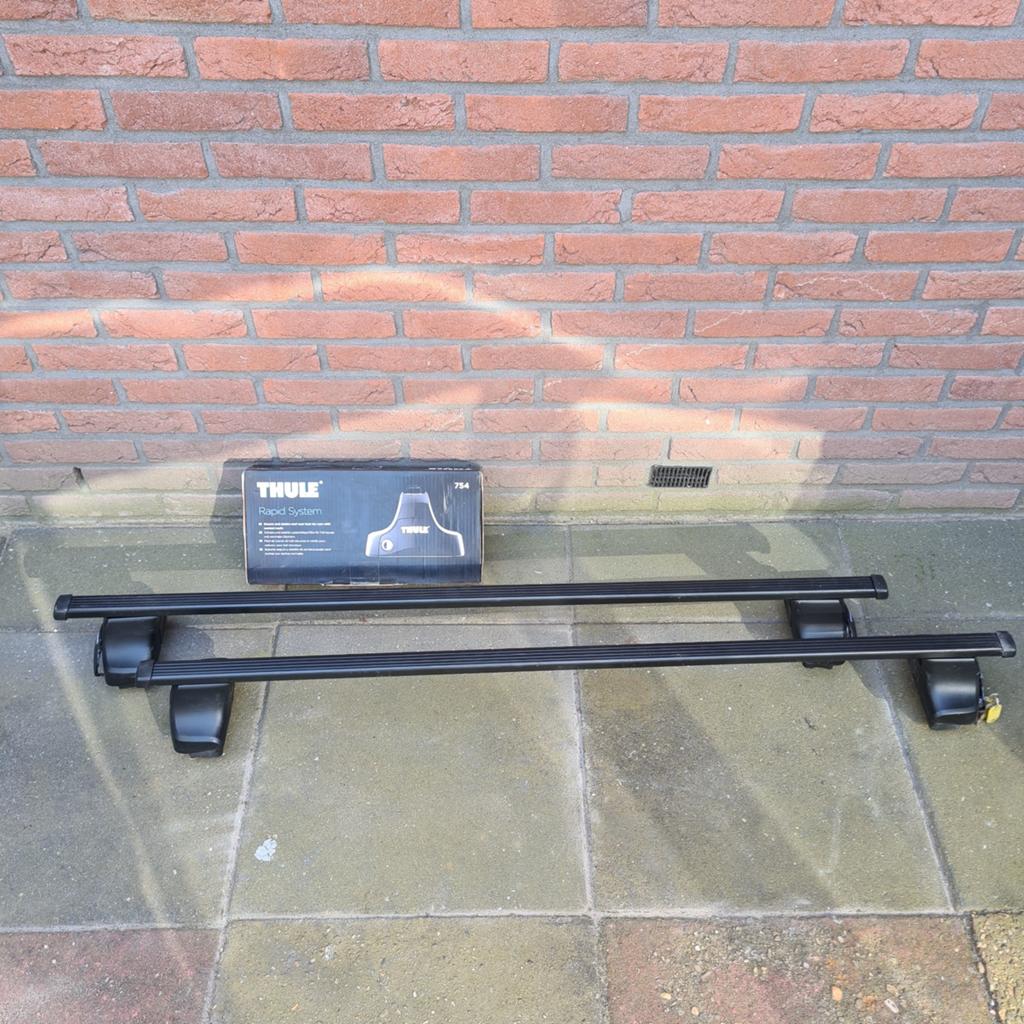 Thule Rapid System 754 dakdragerset, Auto diversen, Dakdragers, Ophalen, Gebruikt