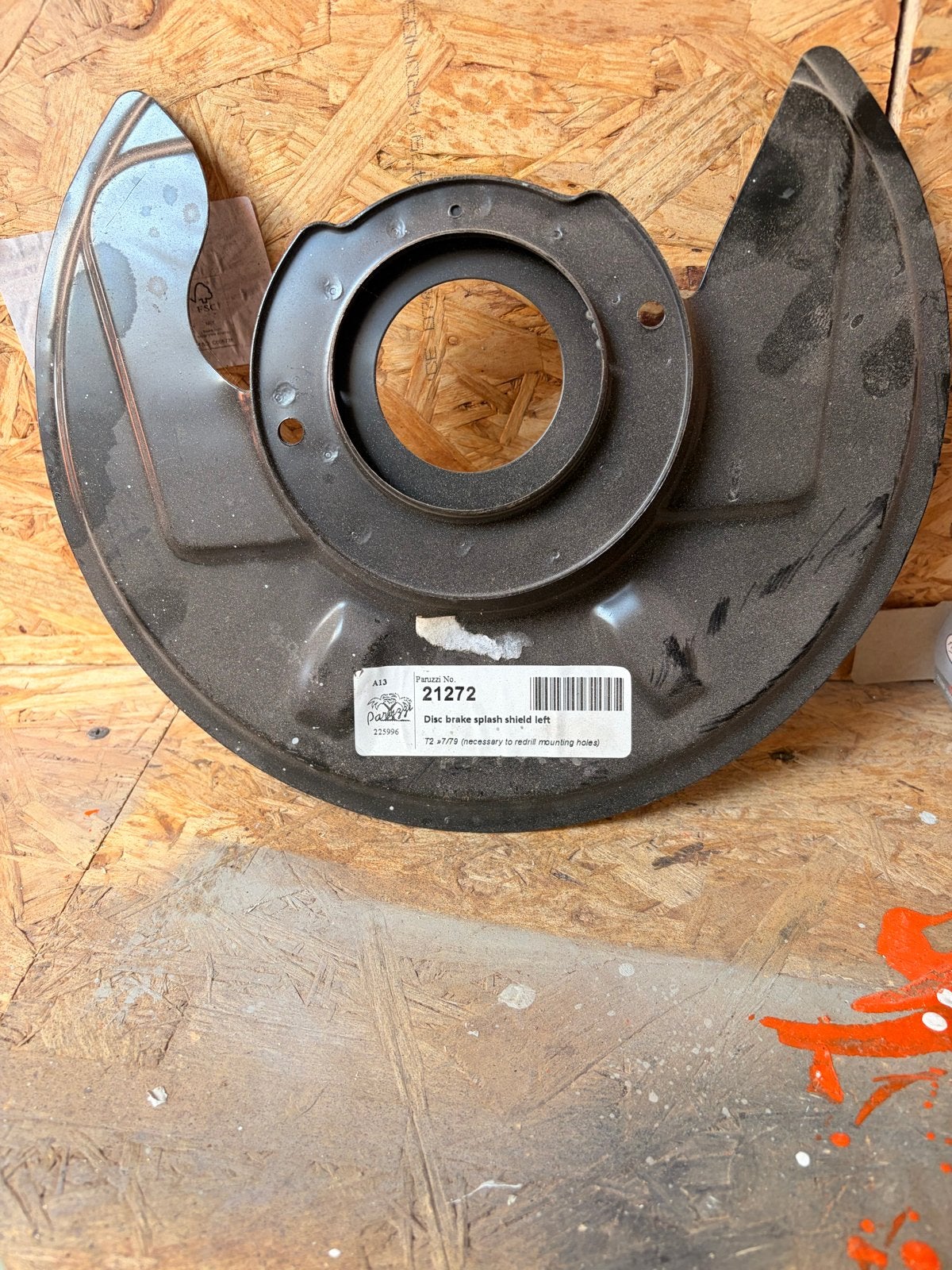 VW T2B Remstofplaat Links, Ophalen of Verzenden, Nieuw, Porsche