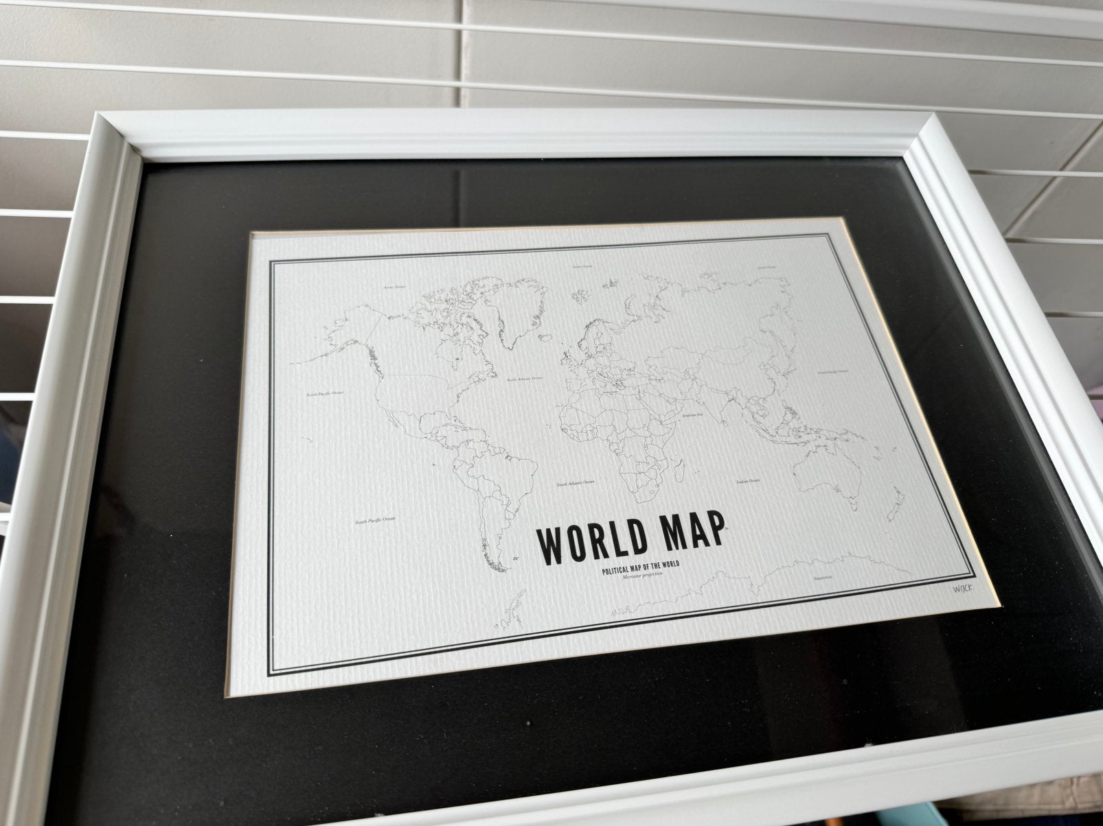 World map Wijck, Boeken, Ophalen, 2000 tot heden, Wereld, Landkaart