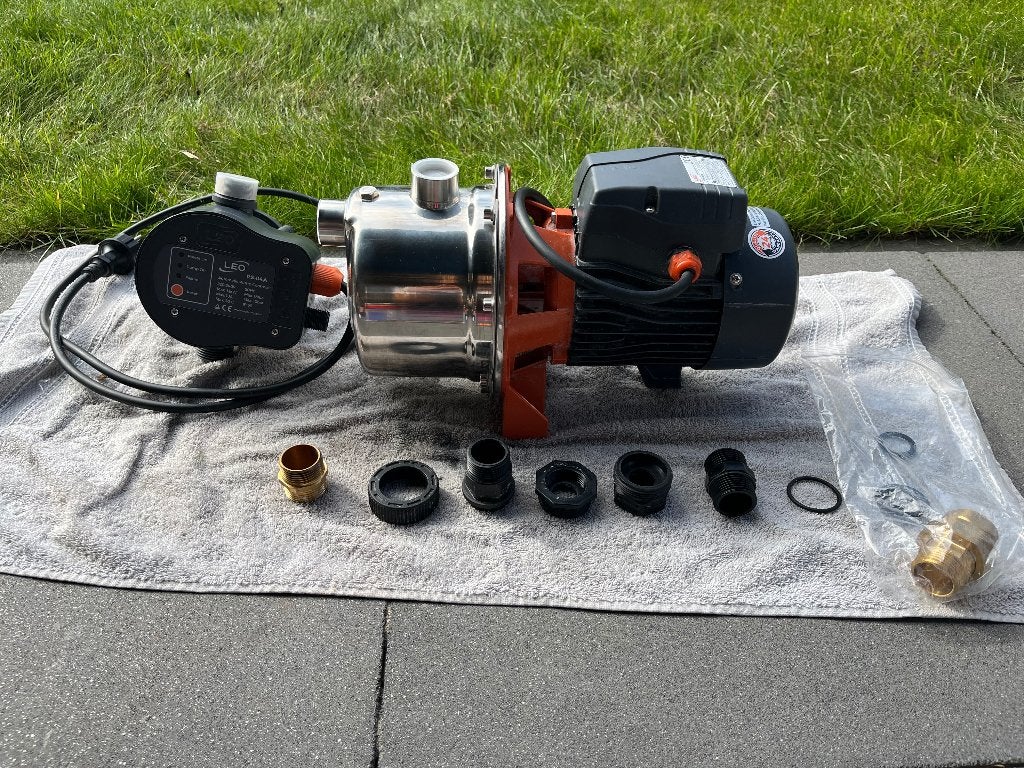 Automatische jet pomp, Tuin en Terras, Ophalen, Zo goed als nieuw, Elektrisch, Beregeningspomp