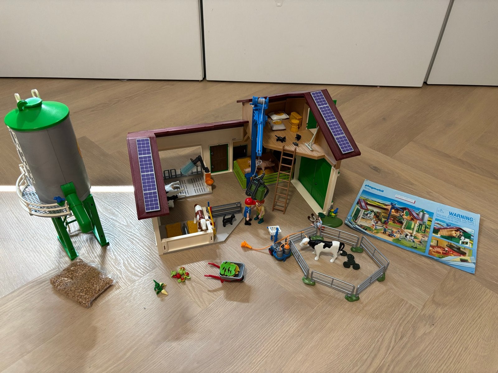 Playmobil Boerderij met Silo en Dieren (Set 70132), Ophalen, Gebouw, Complete set, Zo goed als nieuw