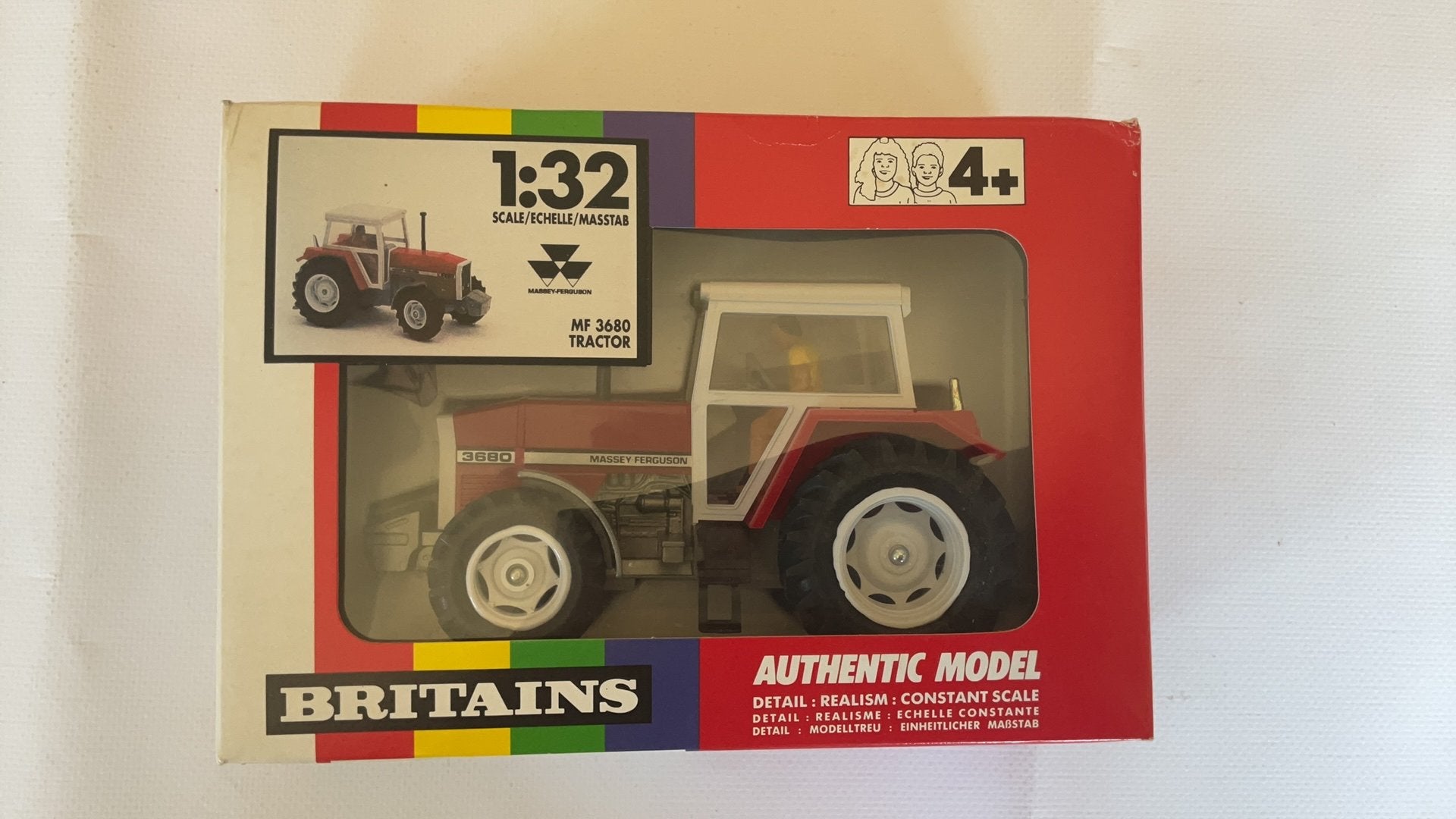 Britains tractor MASSEY FERGUSON 3680, Ophalen, Nieuw, Tractor of Landbouw, Britains