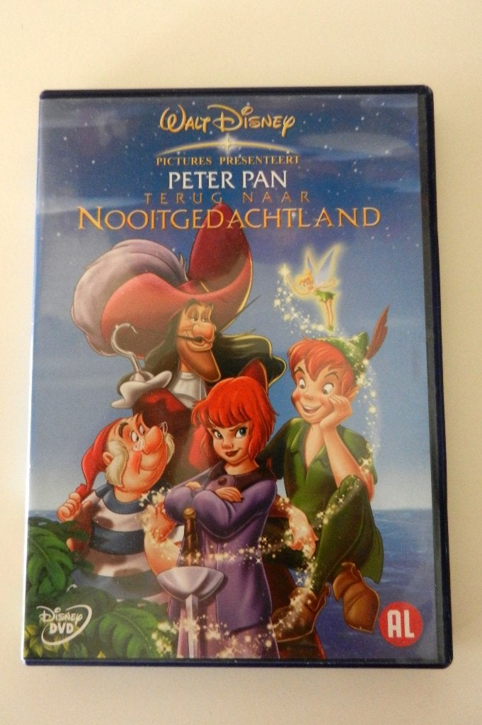 Peter Pan - Terug naar Nooitgedachtland - Disney, Avontuur, Alle leeftijden, Ophalen of Verzenden, Zo goed als nieuw