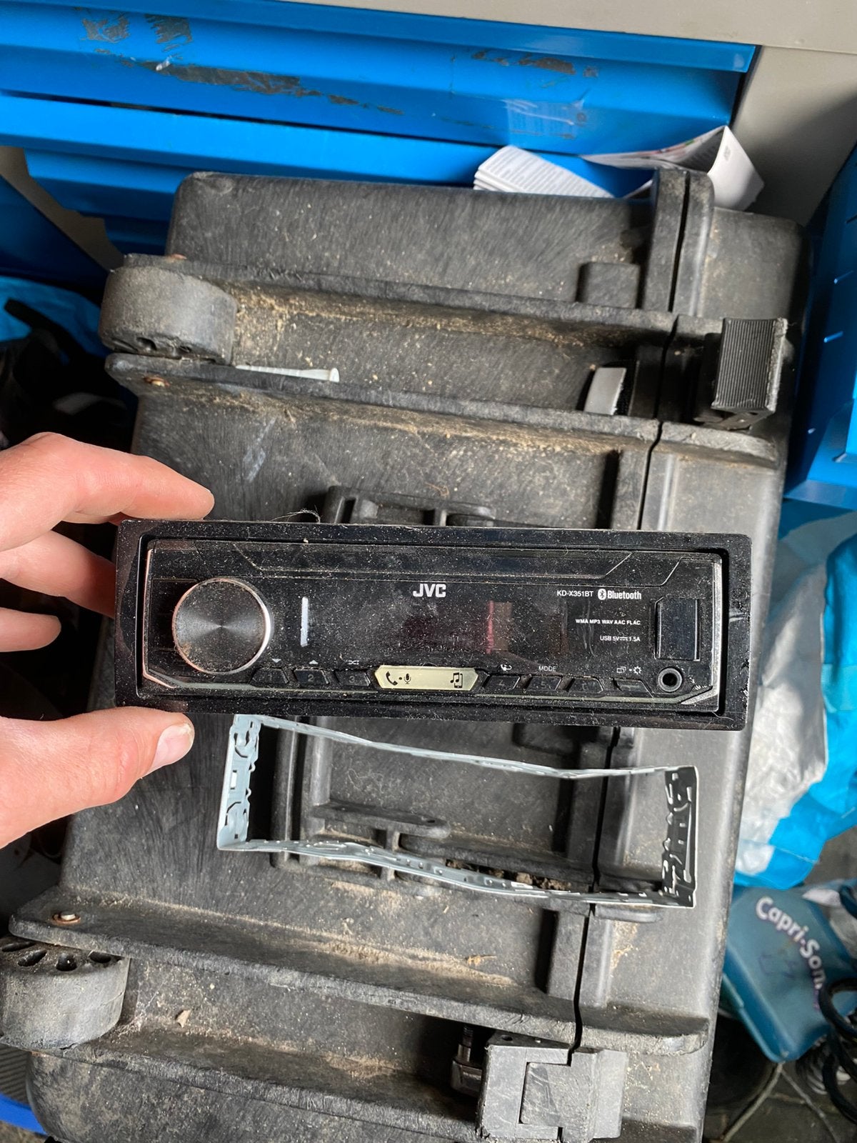 JVC * KD-X351BT auto radio, Auto diversen, Autoradio's, Ophalen of Verzenden, Zo goed als nieuw