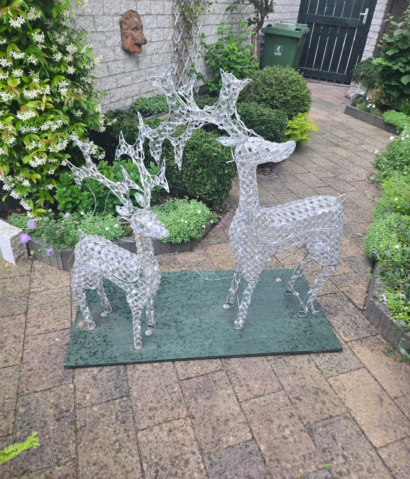 Decoratieve Herten (2 stuks) voor Binnen/Buiten, Tuin en Terras, Ophalen of Verzenden, Gebruikt