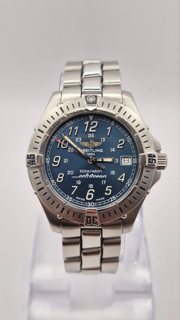 Breitling Colt Ocean 500m - Zeer goede staat, Staal, Léon Breitling-Street 2

2540 Grenchen - Zwitserland, Gebruikt, Staal