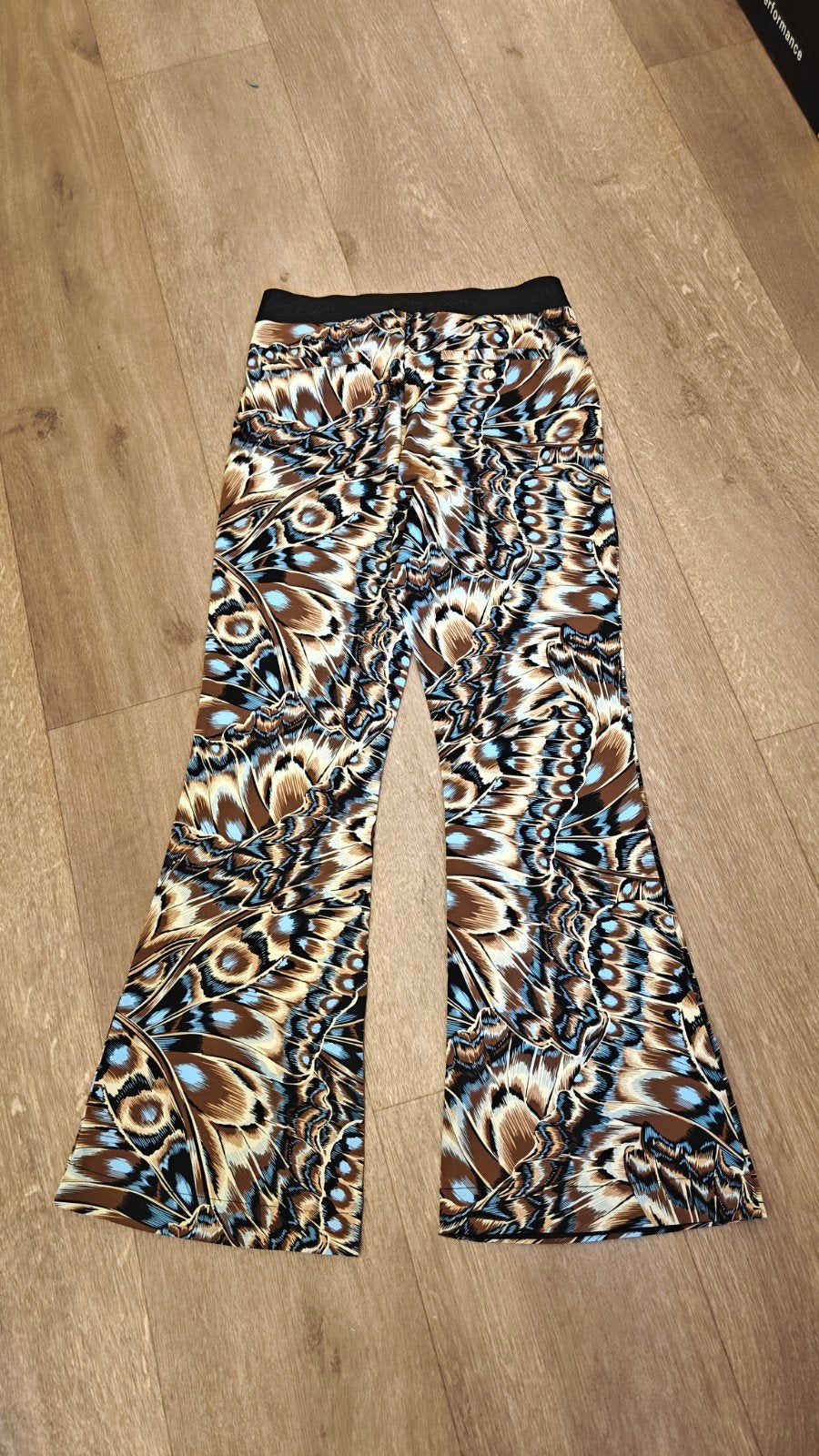 Lady Day flared broek met vlinderprint - Maat XL, Lady Day, Meerkleurig, Maat 46/48 (XL) of groter, Ophalen of Verzenden