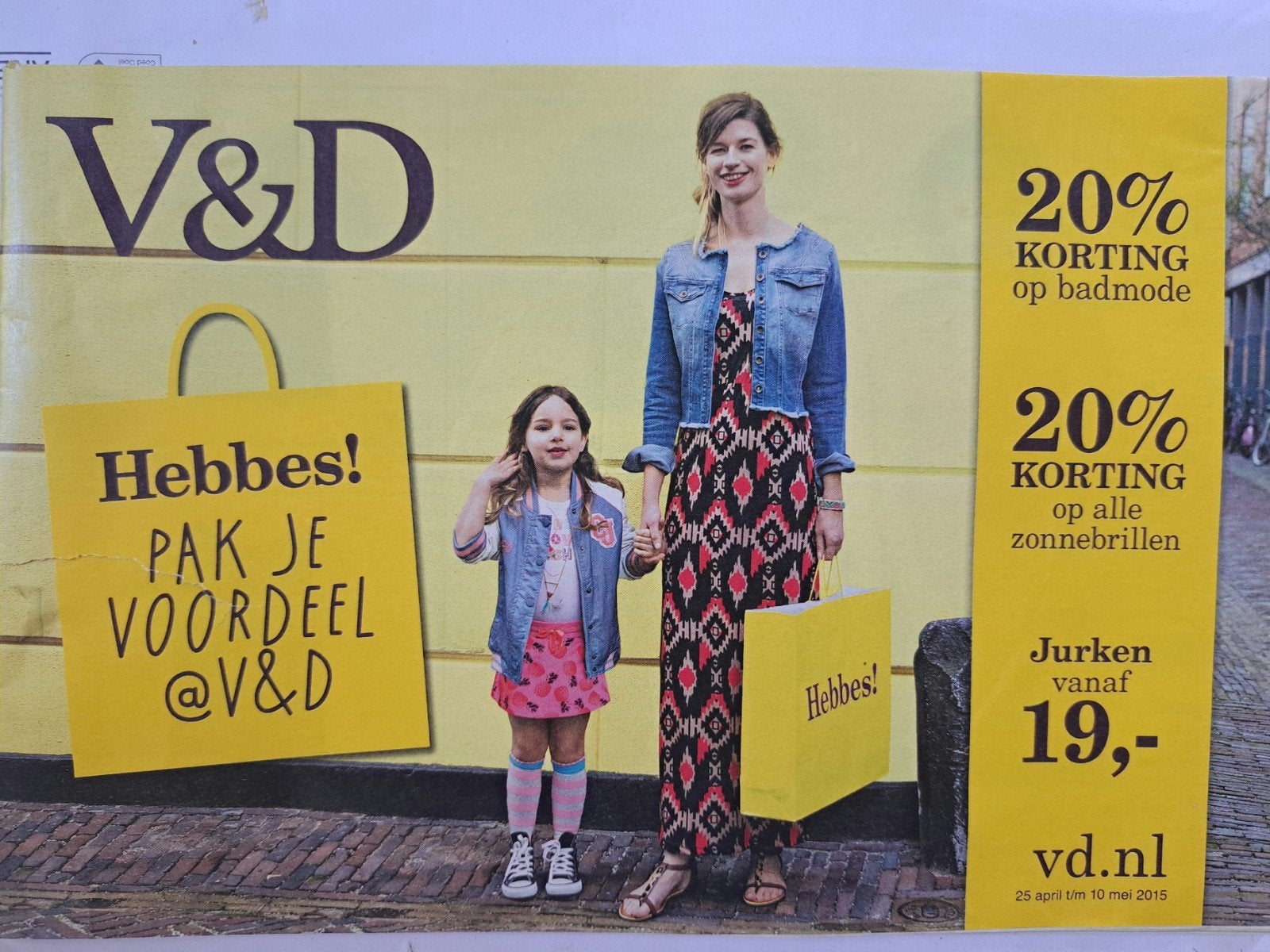 V&D folder, Ophalen of Verzenden, Zo goed als nieuw